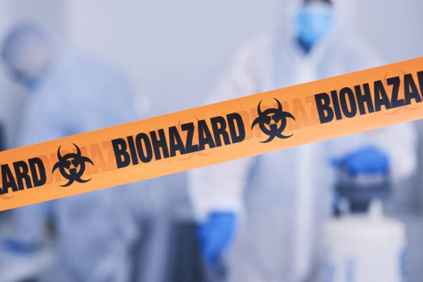 Professional Biohazard Cleanup technician working in San Rafael, CA